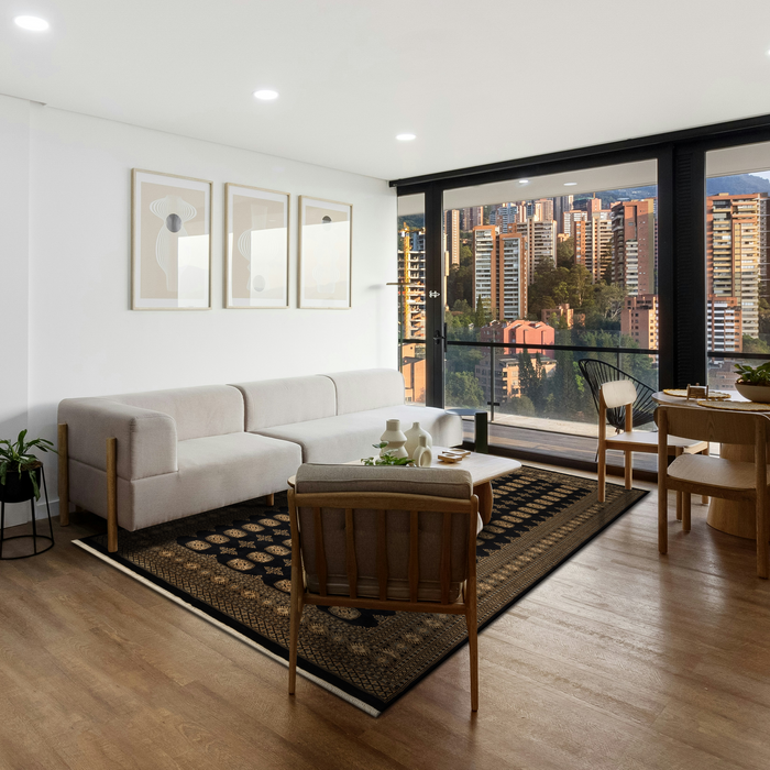 Jaldar Bokhara 6x9 Merino Wool.