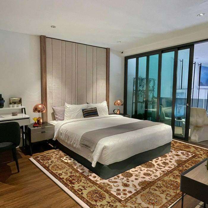 Elegance 9x12 Ivory/Light Gold Wool and Silk