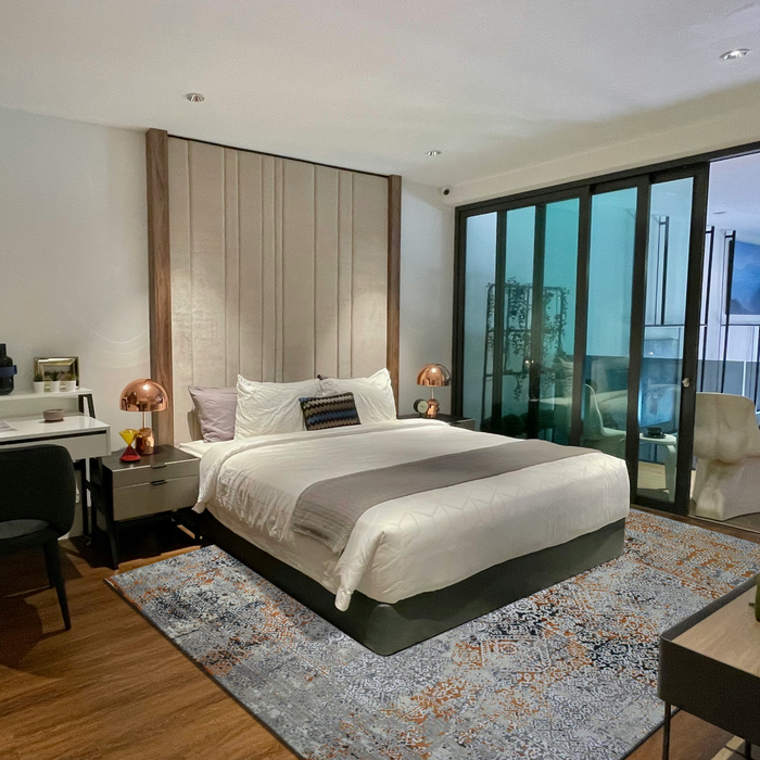 Intrecciare 9x12 Grey/Rust