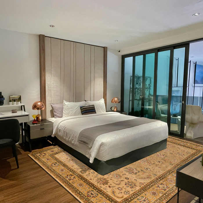 New Kashan 9x12 Ivory/Golden Brown Wool and Silk