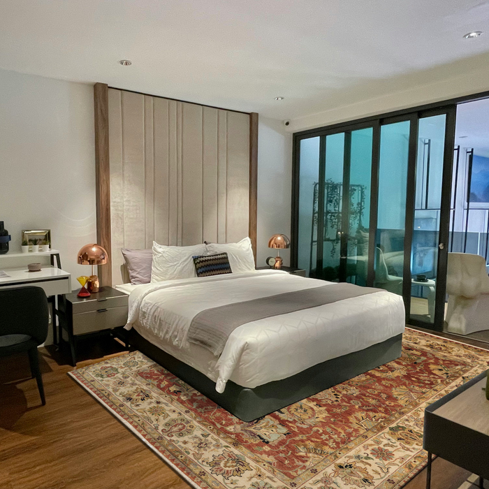 Indo Persian 9x12 Rust/Ivory Wool