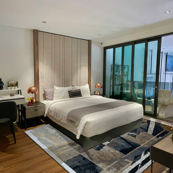 Gatsby 9x12 Gold/Black Wool and Silk