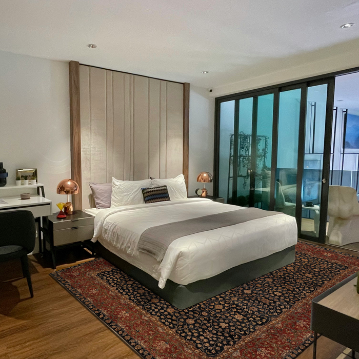 Elegance 9x12 Black/Red/Gold Australian and Ghazni Wool.