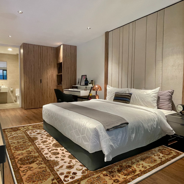 Elegance 9x12 Ivory/Light Gold Wool and Silk