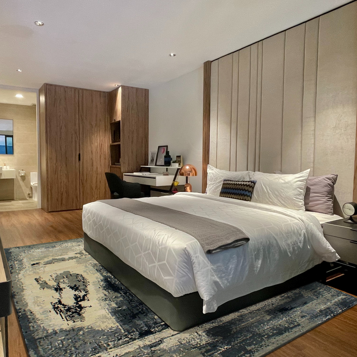 Colours of Life Tan/Grey Wool and Silk