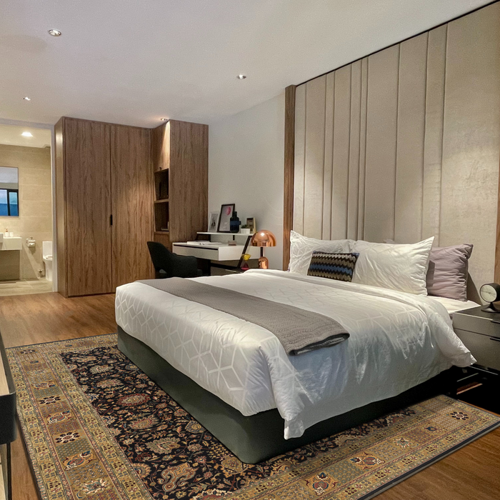 Tabriz 9x12 Black/Light Gold Wool