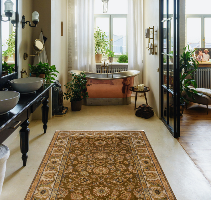 Premiere 3x5 Brown/Beige Wool