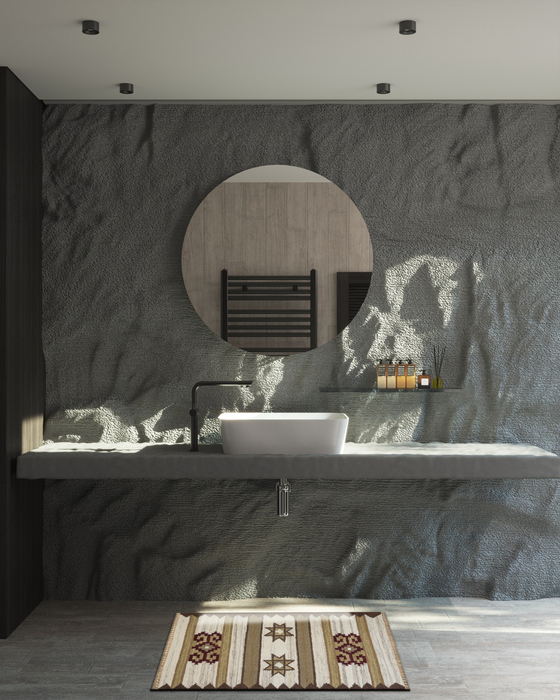 Dhurrie 2x3 Wool Beige/Brown