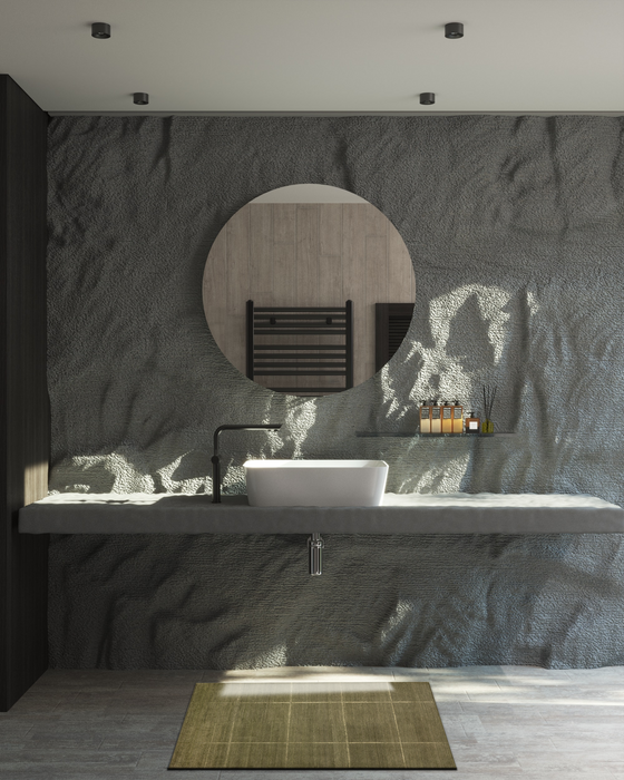 Mt. Everest 3x5 Green Wool and Silk