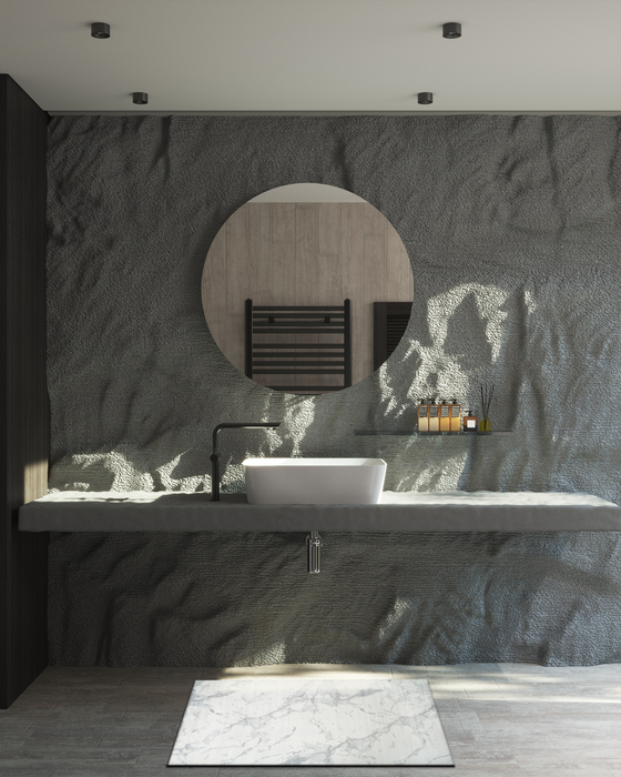 Marble 3x5 Ivory/Grey