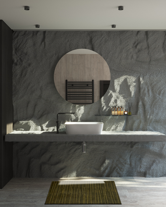 Sambha 3x5 Green Wool