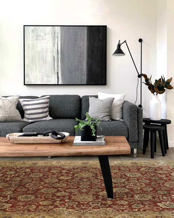 Premiere 5x7 Red/Beige Wool