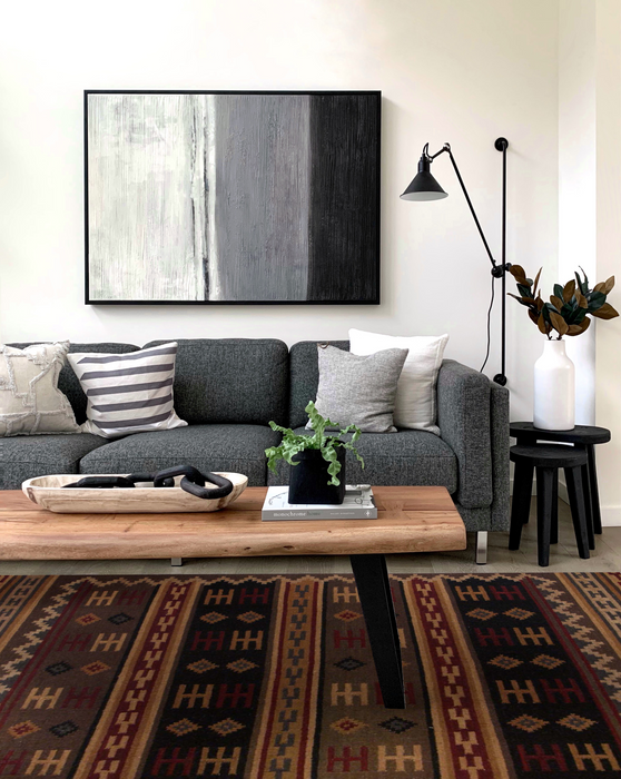 Assorted 5x7 Beige/Black wool