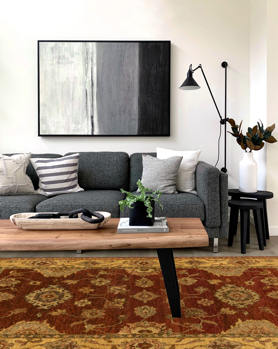 Impression 5x7 Red/Gold Wool