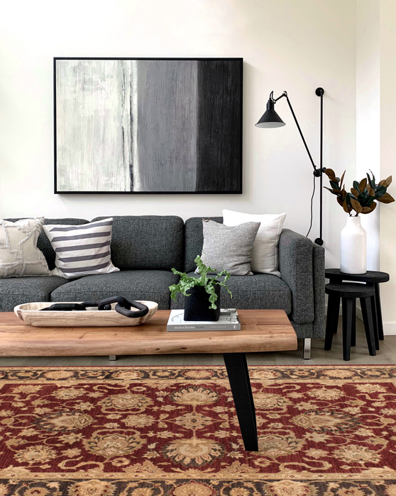 Chobi 6x9 Red/Black Ghazni Wool