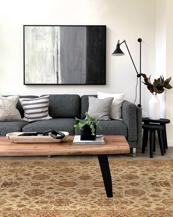 Elegance 6x9 Ivory/Beige Ghazni Wool