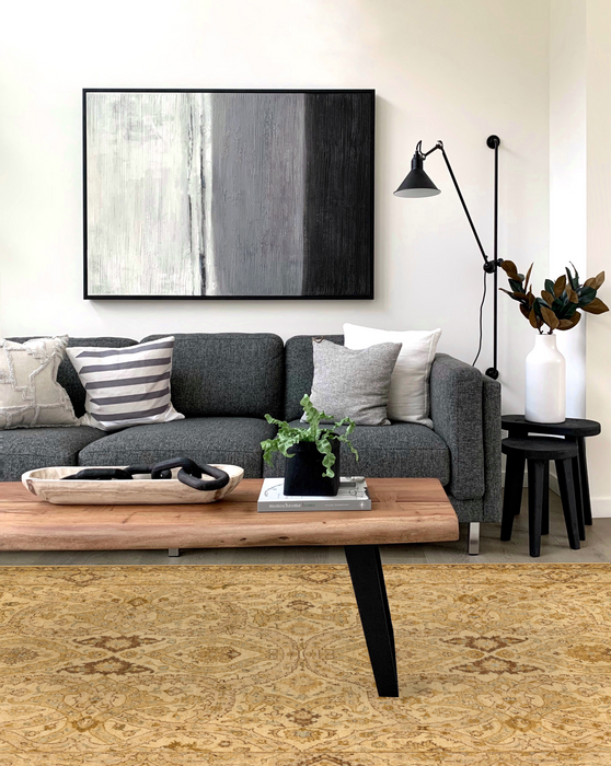 Chobi 6x9 Ivory/Beige Wool