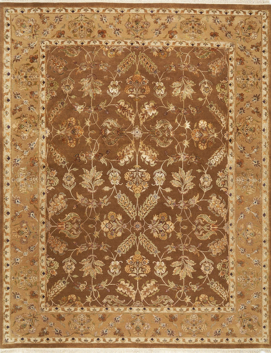 Reflections 9x12 Brown/Gold Wool and Silk Embossed B