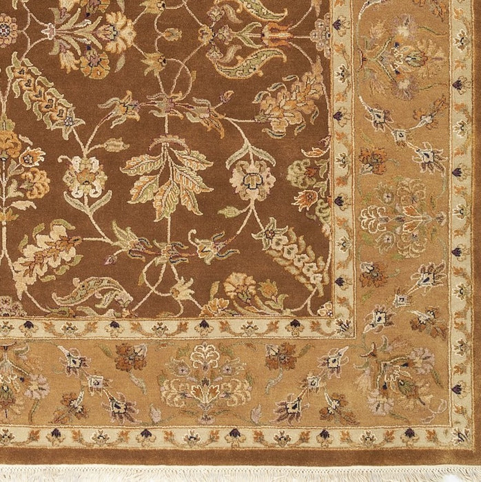 Reflections 8x10 Brown/Gold Wool and Silk Embossed (B)