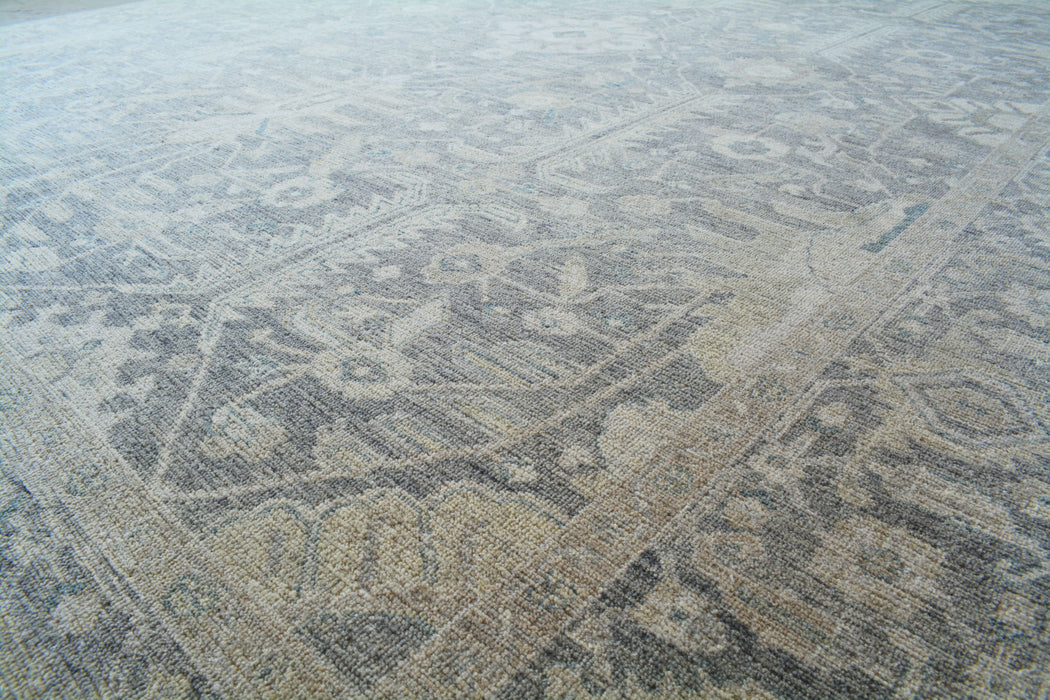 Sawai 8x10 Blue/Grey Wool