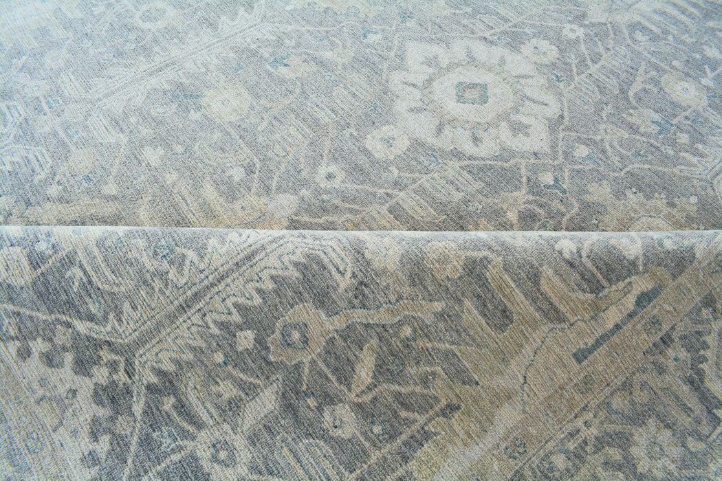 Sawai 8x10 Blue/Grey Wool