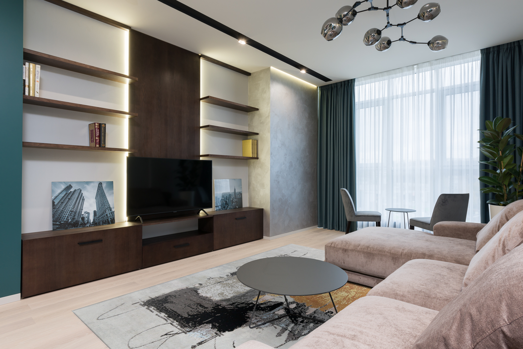 Ivory-Grey 9x12 Wool and Silk Embossing