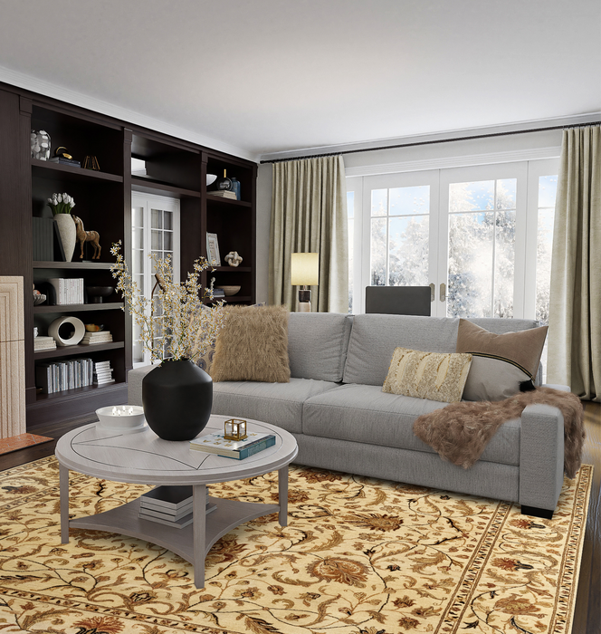 Elegance 8x10 Ivory Wool