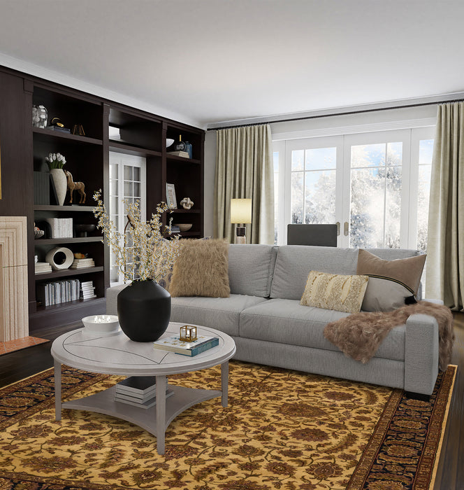 Premiere 6x9 Ivory/Black Wool