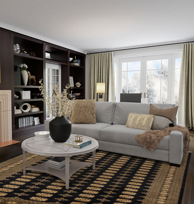 Jaldar Bokhara 6x9 Merino Wool.