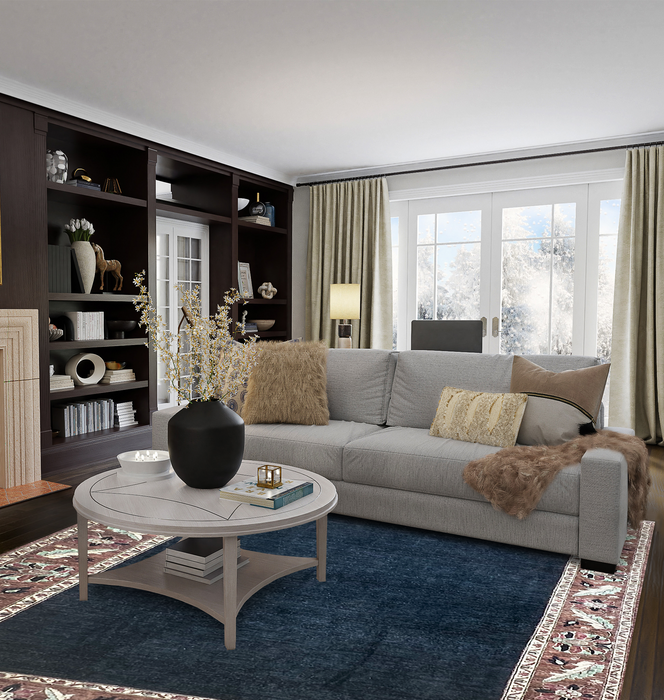 Gaba 6x9 Black Ghazni Wool