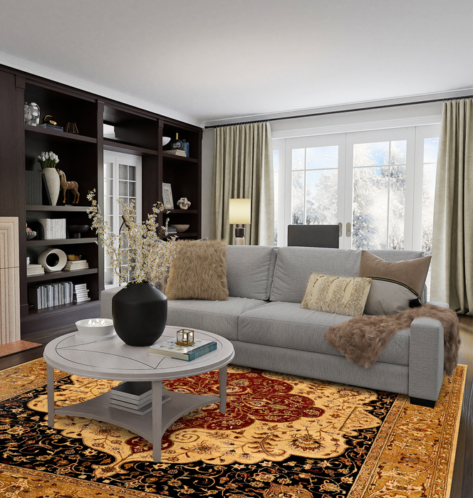 Elegance 8x10 Ghazni & Argentinian Highland Wool