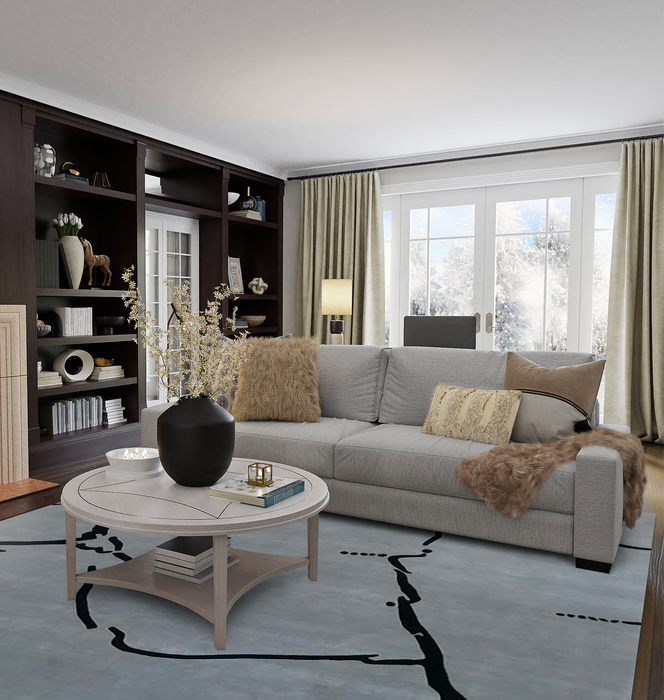 Lava 8x10 New Zealand Wool