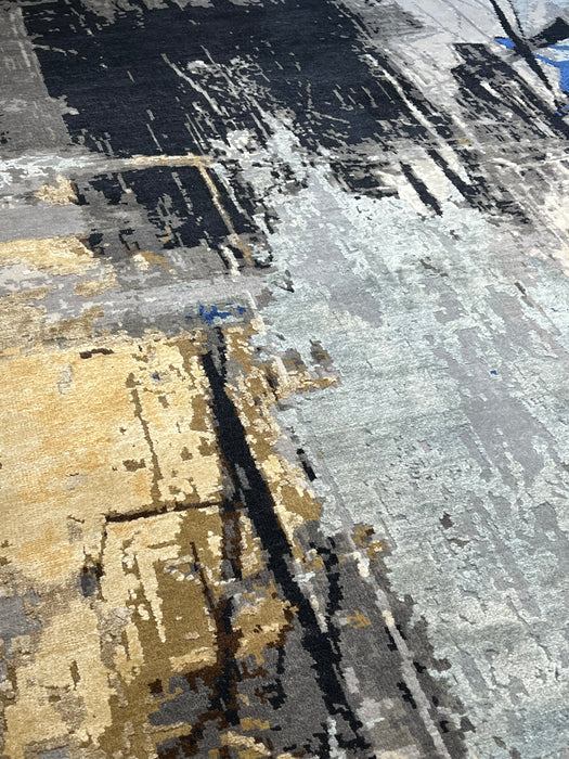 Artsy 10x14 Wool and Silk