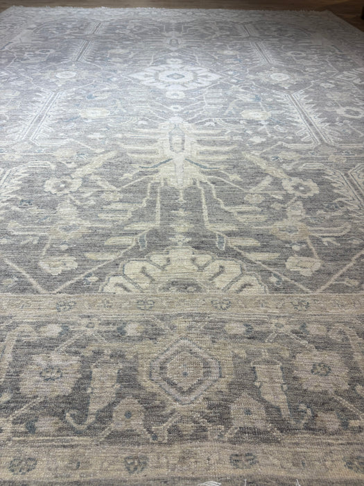 Sawai 8x10 Blue/Grey Wool