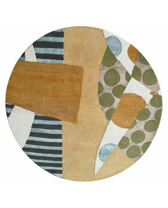 Custom Order: Bauhaus Round Wool and Silk