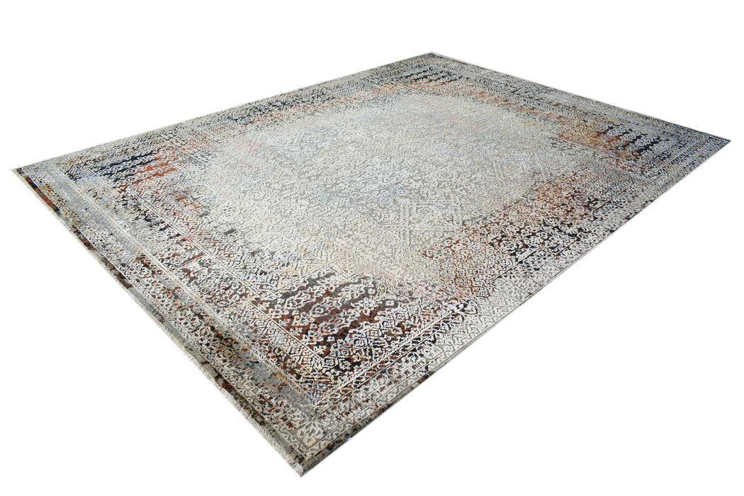 Regale 9x12 Wool and Silk Embossed