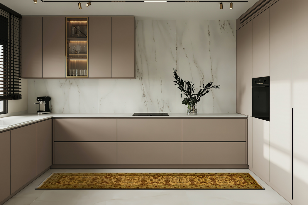 Runner Chobi 3x10 Beige Wool