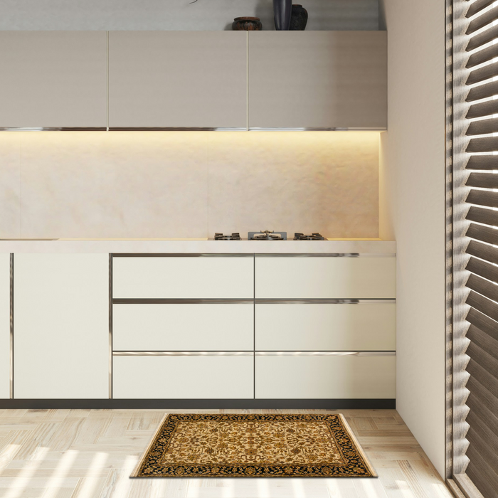 Premiere 3x5 Ivory/Black Wool