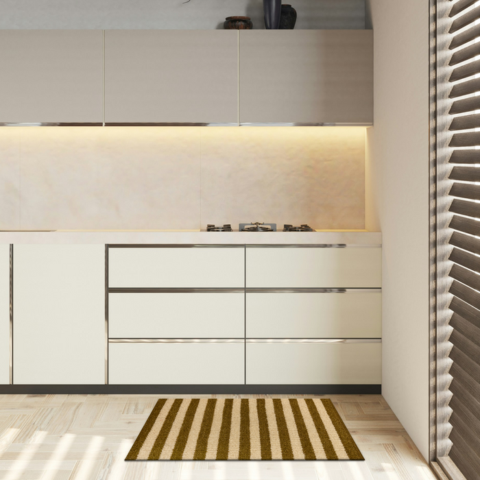 Dhurrie 2x3 Rust/Beige Wool A