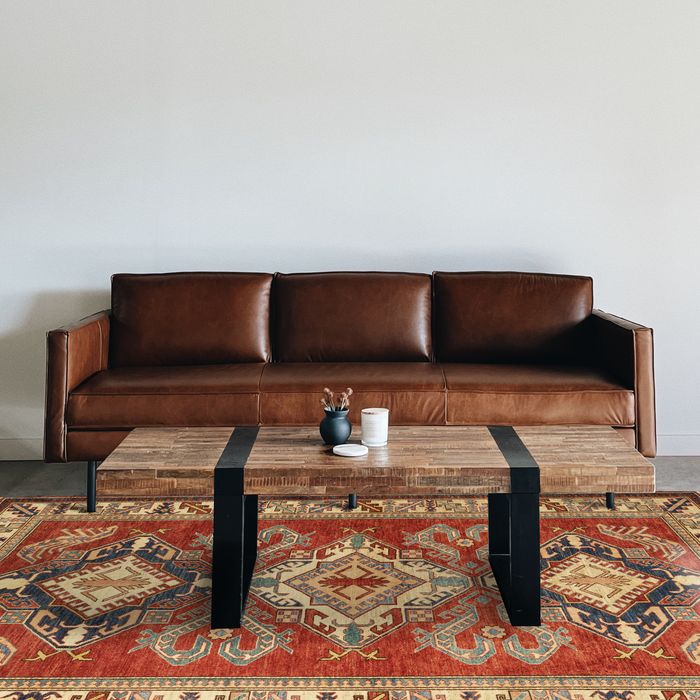 Super Kazak 5x7 Red Ivory