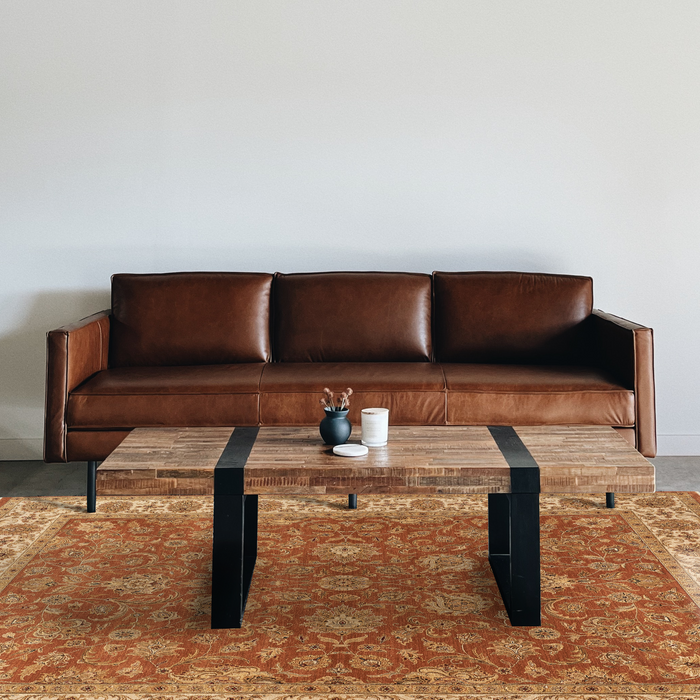 Elegance 6x9 Rust/Ivory Ghazni Wool