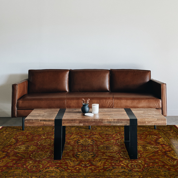 Indo Persian 5x7 Rust/Plum Wool