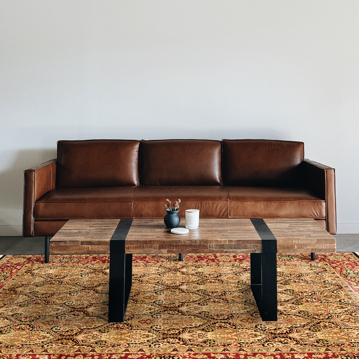 Indo Persian 6x9 Red/Black Wool