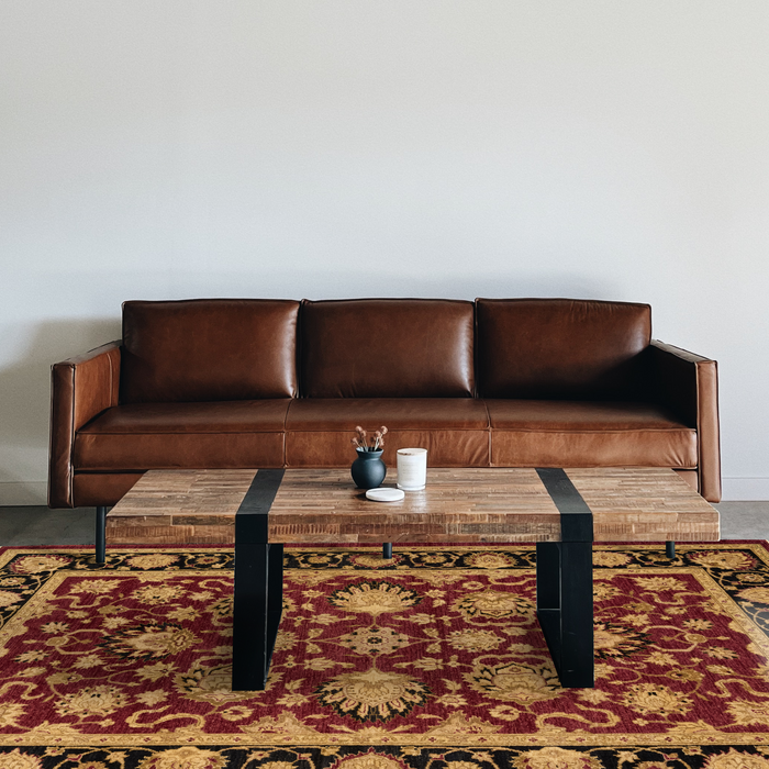 Chobi 6x9 Cherry/Black Ghazni Wool