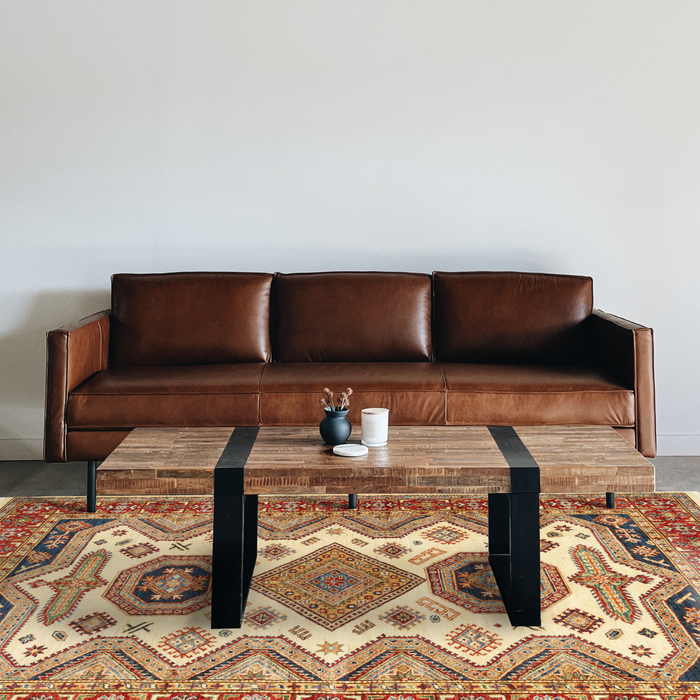 Super Kazak 5x7 Red Ivory