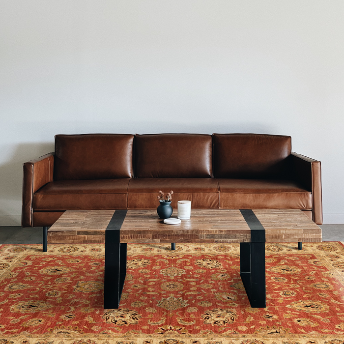 Agra 6x9 Rust/Green Wool