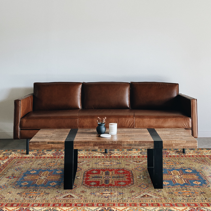 Super Kazak 6x8 Grey and Ivory