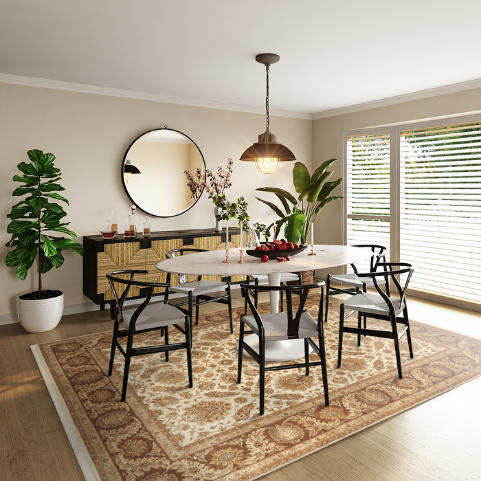 Premiere 9x12 Ivory/Brown Wool