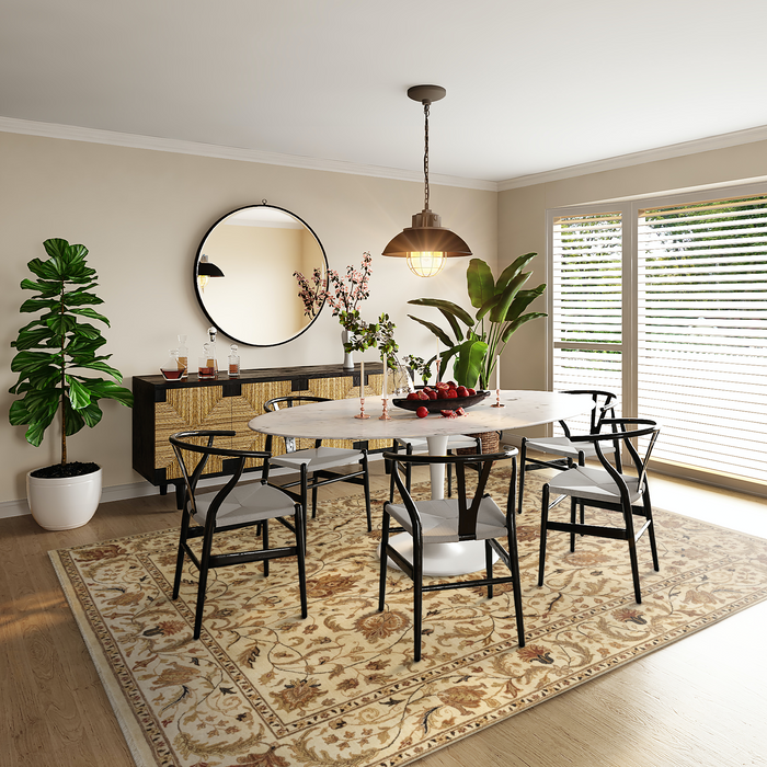 Elegance 8x10 Ivory Wool