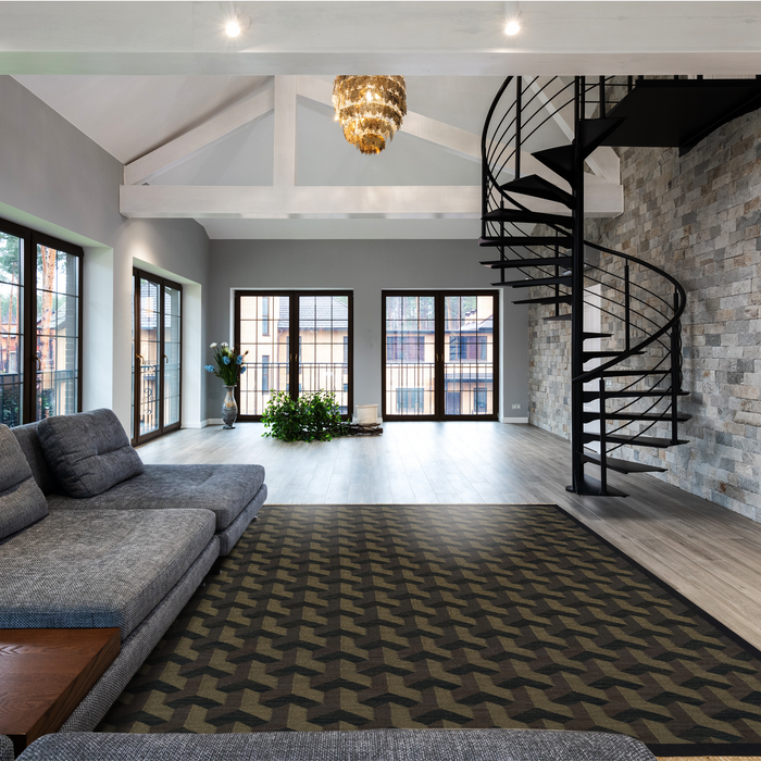 Multi Verse 8x10 Wool Dhurrie